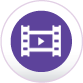 icon showing a film reel